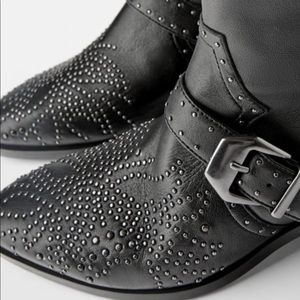 Studded boots